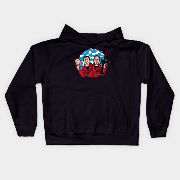 ¿La casa de papel? Kids Hoodie by jasesa